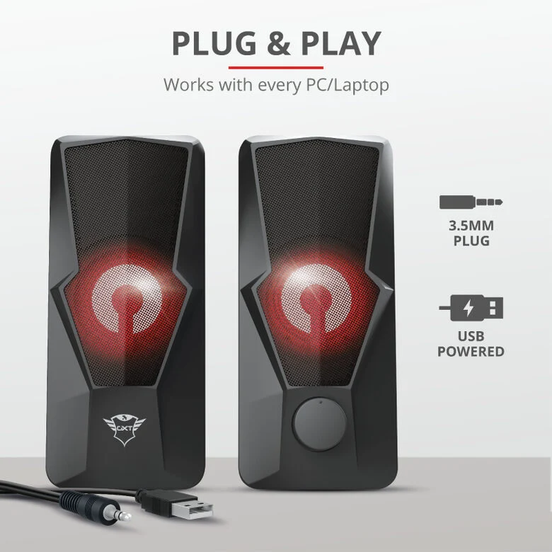 Trust GXT 610 Argus Nero Cablato 10 W