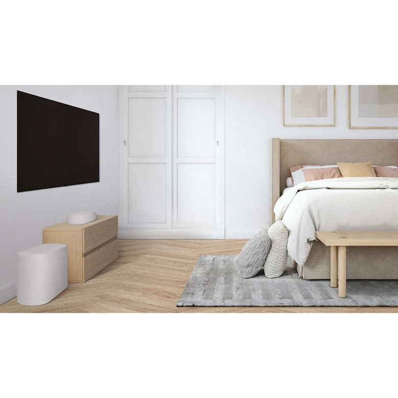 LG Eclair QP5 Soundbar compatta 320W 3.1.2 canali Dolby Atmos DTS:X - Bianca