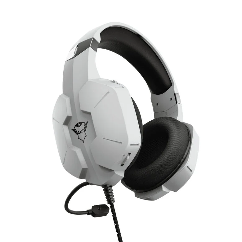 Trust GXT 323W Carus Auricolare Cablato A Padiglione Giocare Bianco