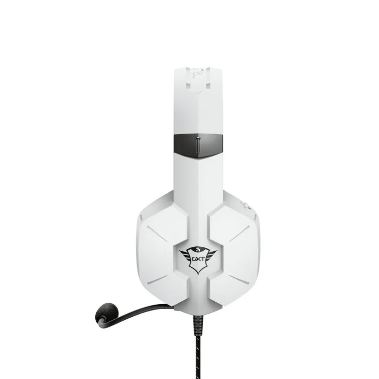 Trust GXT 323W Carus Auricolare Cablato A Padiglione Giocare Bianco