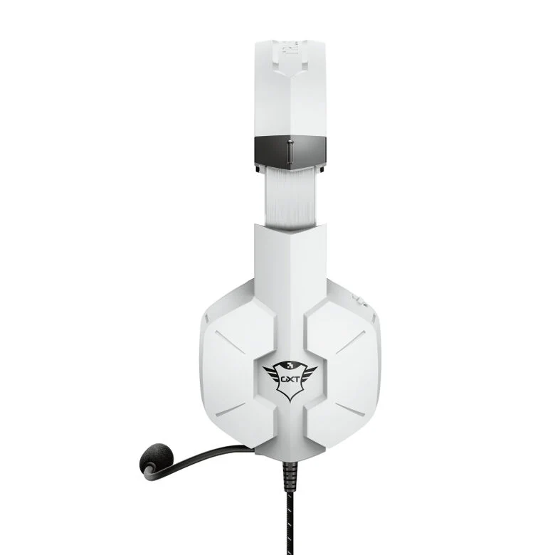 Trust GXT 323W Carus Auricolare Cablato A Padiglione Giocare Bianco