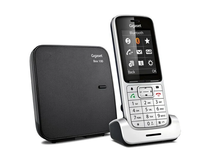 Gigaset SL450 Telefono analogico/DECT Identificatore di chiamata Nero, Argento