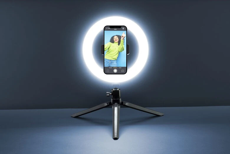 Cellularline Selfie Ring LED Nero