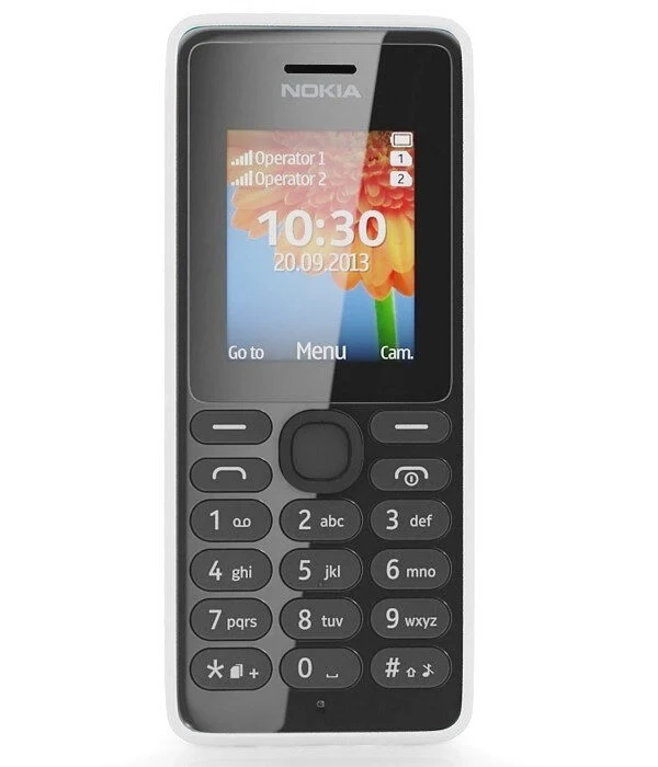 Nokia 108 Dual SIM 4,57 cm (1.8") 69,9 g Bianco