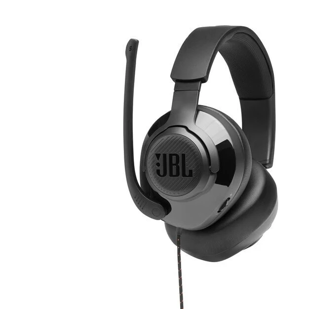 JBL Quantum 200 Cuffie Cablato A Padiglione Giocare Nero