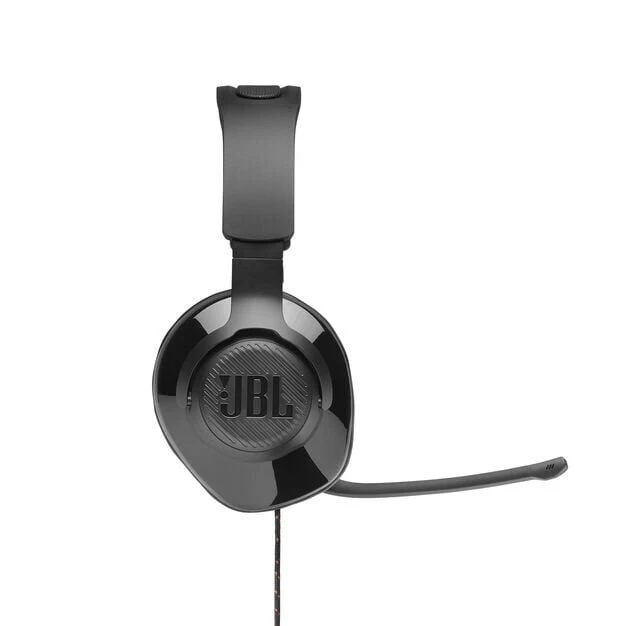 JBL Quantum 200 Cuffie Cablato A Padiglione Giocare Nero