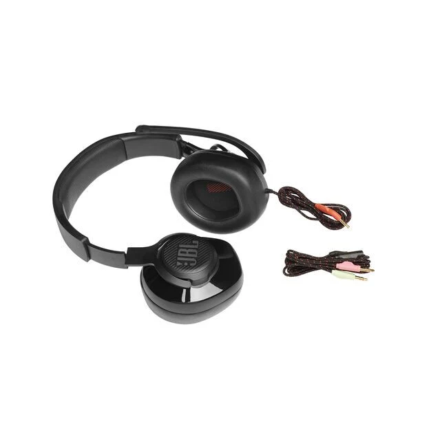 JBL Quantum 200 Cuffie Cablato A Padiglione Giocare Nero