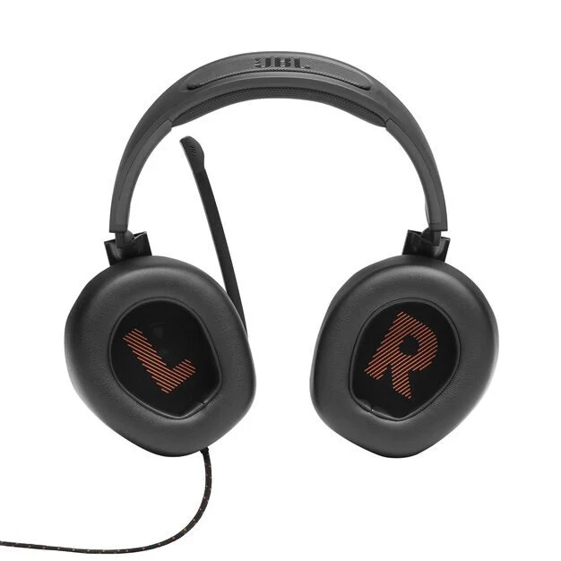 JBL Quantum 200 Cuffie Cablato A Padiglione Giocare Nero