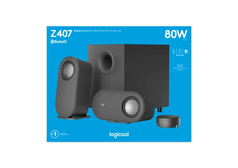 Logitech Z407 Bluetooth computer speakers with subwoofer 40 W Antracite 2.1 canali