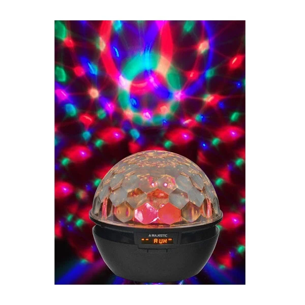 New Majestic BT-285 Faro da discoteca Nero 3 W