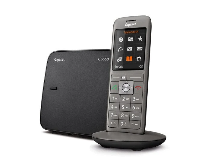 Gigaset CL660 Telefono analogico/DECT Identificatore di chiamata Antracite