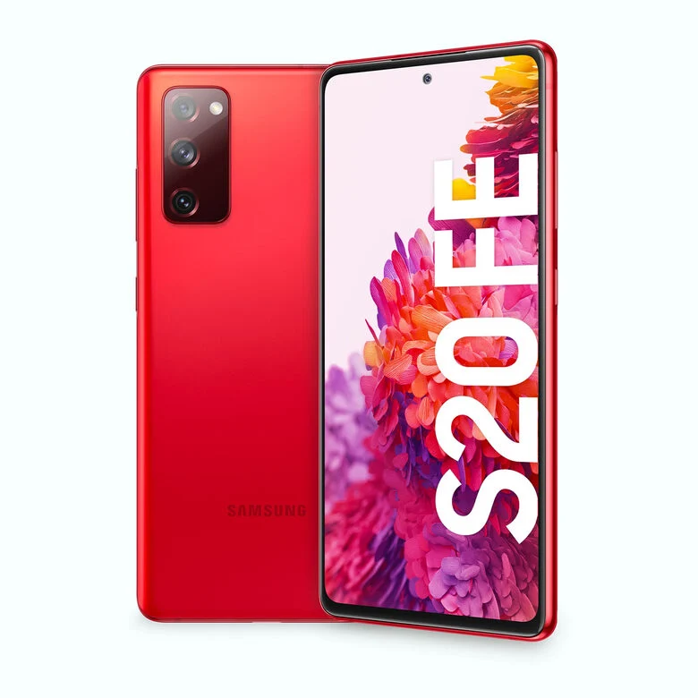 Samsung Galaxy S20 FE 4G, Processore Snapdragon 865, Display 6.5" Super AMOLED, 3 fotocamere posteriori, 128 GB Espandibili, RAM 6GB, , Batteria 4.500mAh, Hybrid SIM, Cloud Red