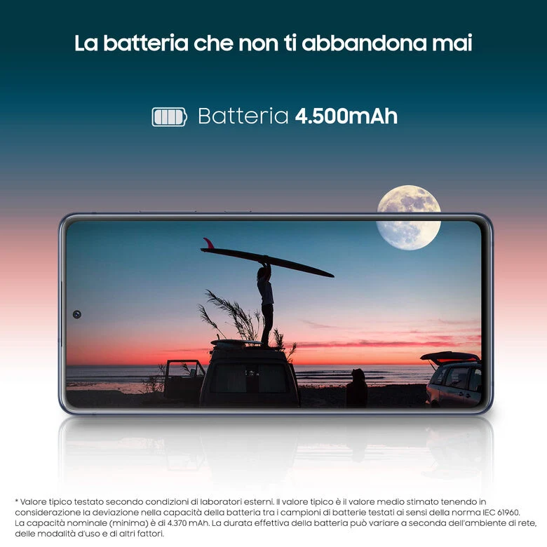 Samsung Galaxy S20 FE 4G, Processore Snapdragon 865, Display 6.5" Super AMOLED, 3 fotocamere posteriori, 128 GB Espandibili, RAM 6GB, Batteria 4.500mAh, Hybrid SIM, Cloud Navy