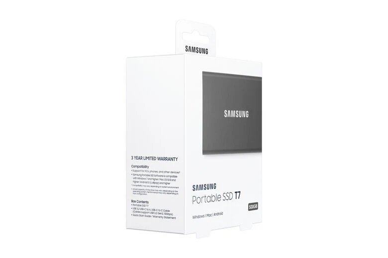 Samsung Portable SSD T7 500 GB Grigio