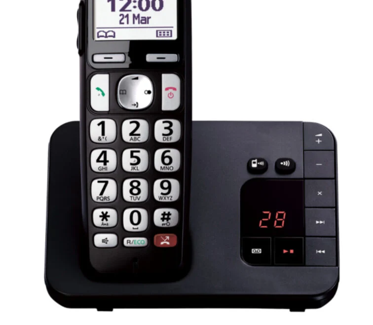Panasonic KX-TGE260JTB telefono Telefono DECT Identificatore di chiamata Nero