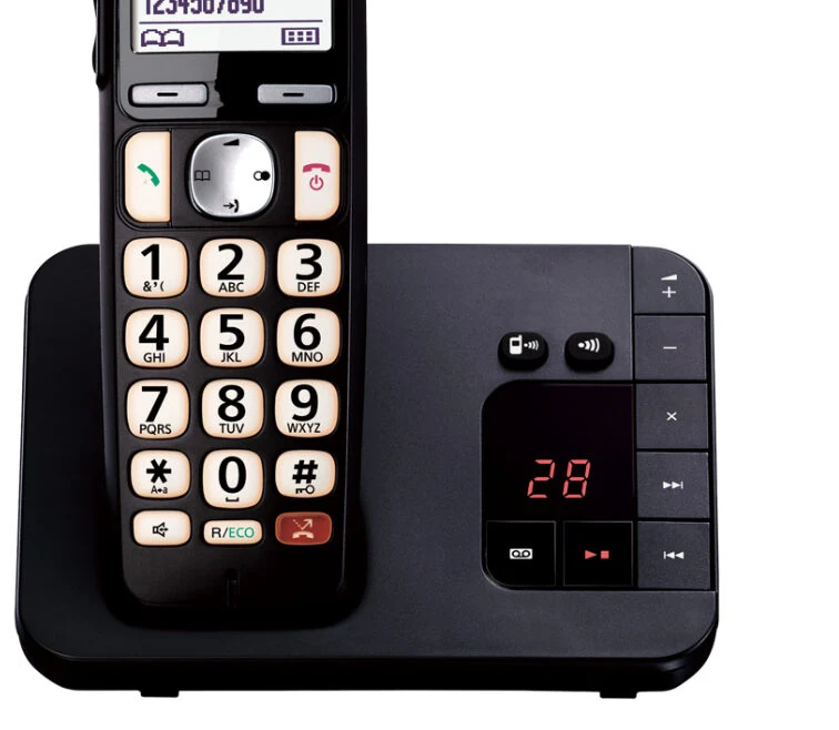 Panasonic KX-TGE260JTB telefono Telefono DECT Identificatore di chiamata Nero