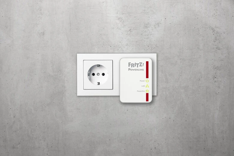 FRITZ! Powerline 510E Set International 500 Mbit/s Collegamento ethernet LAN Bianco 2 pz
