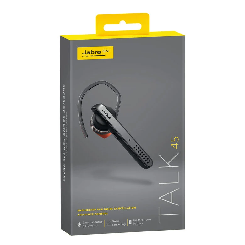 Jabra Talk 45 Auricolare Wireless In-ear Musica e Chiamate Micro-USB Bluetooth Argento