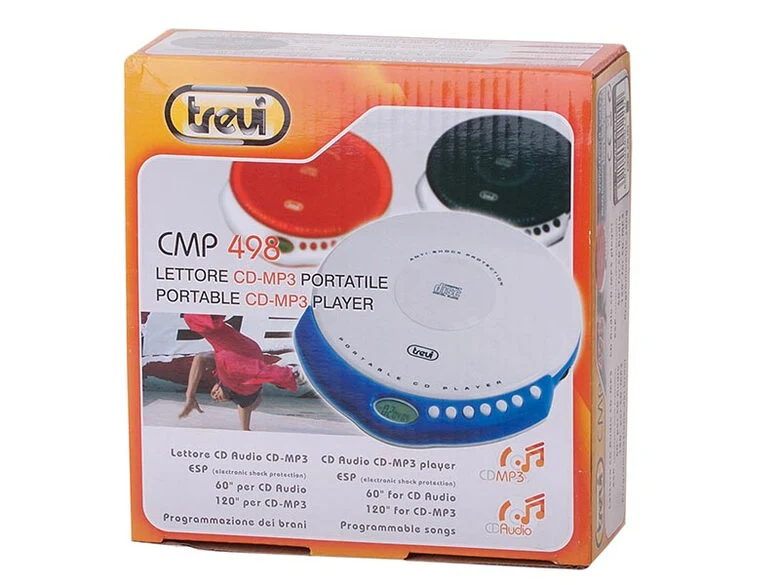 Trevi CMP 498 Lettore CD personale Nero