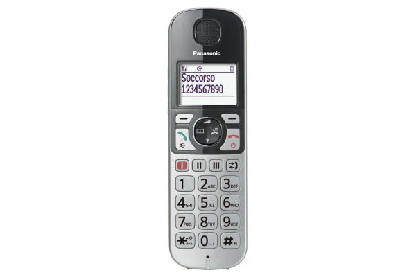 Panasonic KX-TGE510JTS telefono Telefono DECT Identificatore di chiamata Argento