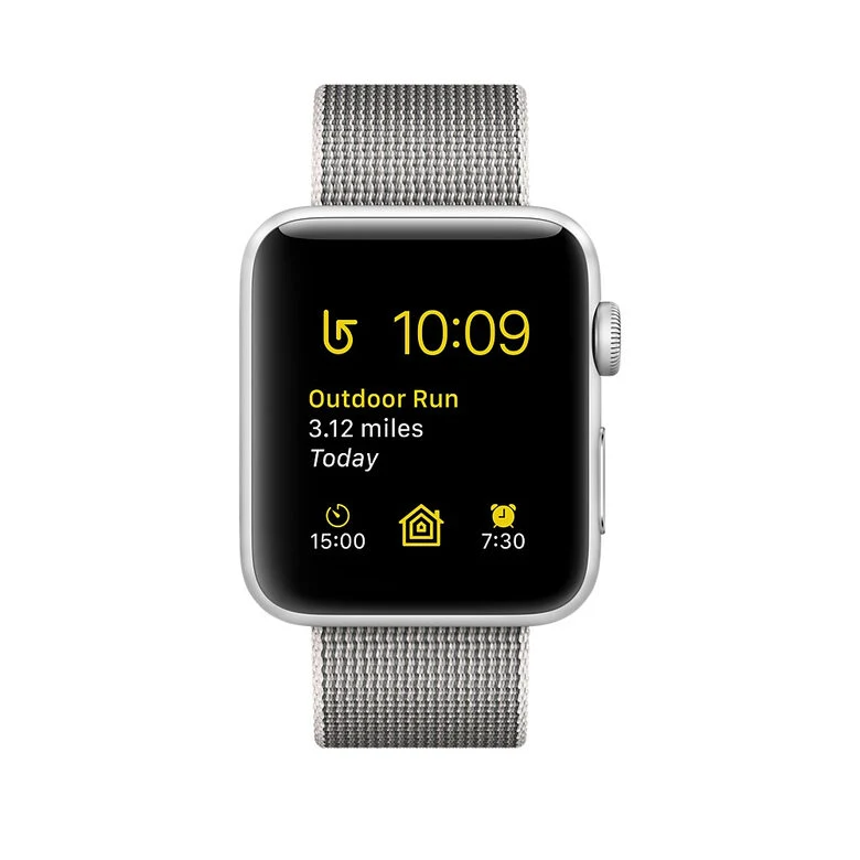 Apple Watch Series 2 smartwatch, 38 mm Argento OLED GPS (satellitare)