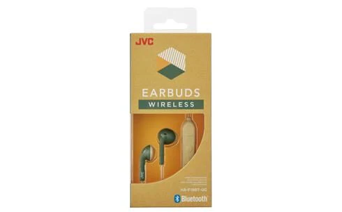 JVC HA-F19BT-GC Auricolare Wireless In-ear Musica e Chiamate Micro-USB Bluetooth Crema, Verde