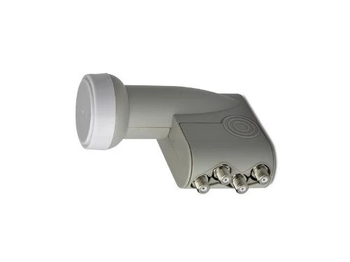 Digiquest LNB 402 Quad convertitori abbassatore di frequenza Low Noise Block (LNB) 10,7 - 12,75 GHz Grigio, Bianco