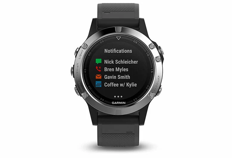 Garmin fēnix 5 orologio sportivo Bluetooth 240 x 240 Pixel Nero, Argento