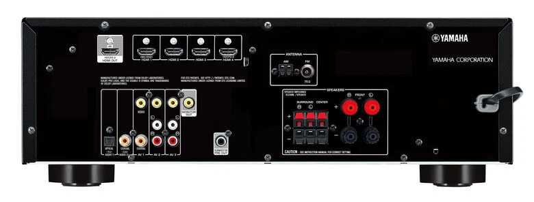 Yamaha YHT-2920 sistema home cinema 5.1 canali 135 W Compatibilità 3D Nero