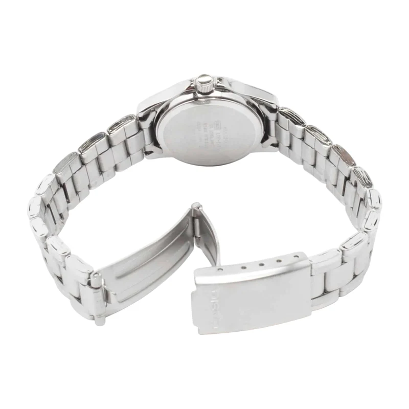 Casio Reloj Análogo para Mujer de Acero Inoxidable, LTP-1215A-7B2