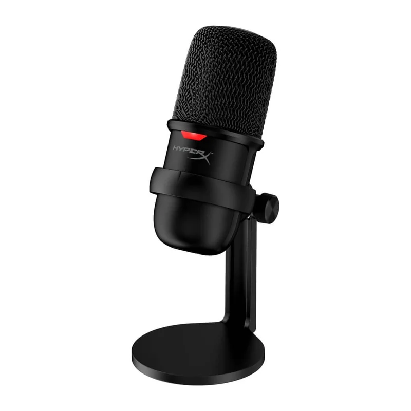 HyperX Micrófono Alámbrico de Condensador para Streaming SoloCast, 4P5P8AA