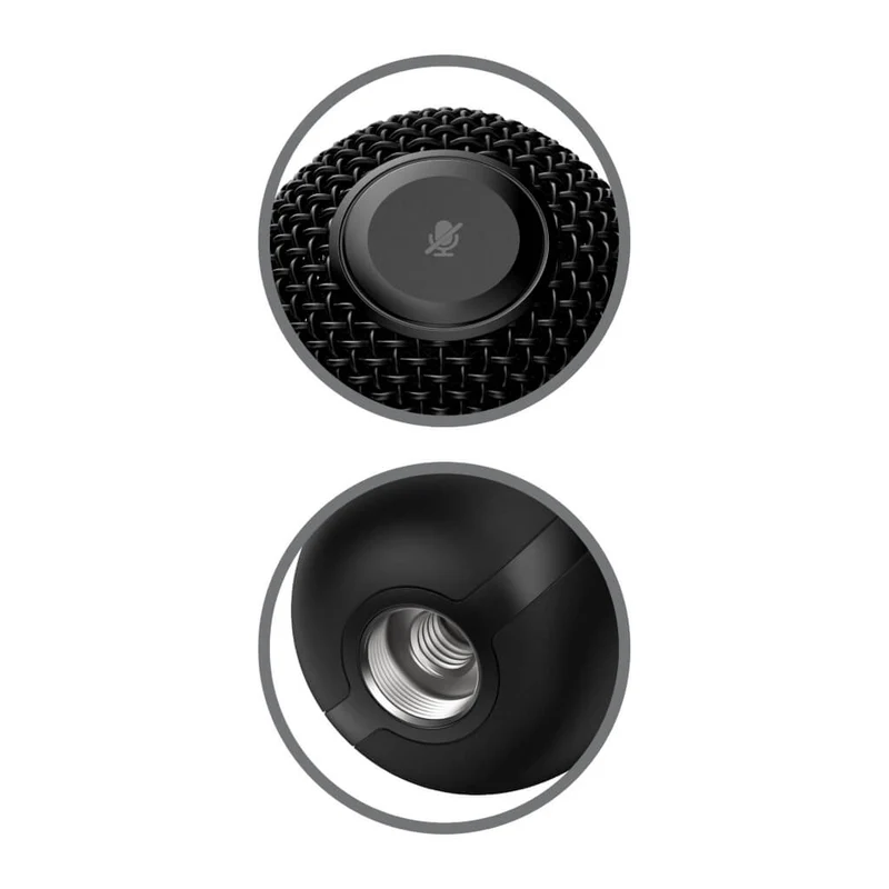 HyperX Micrófono Alámbrico de Condensador para Streaming SoloCast, 4P5P8AA