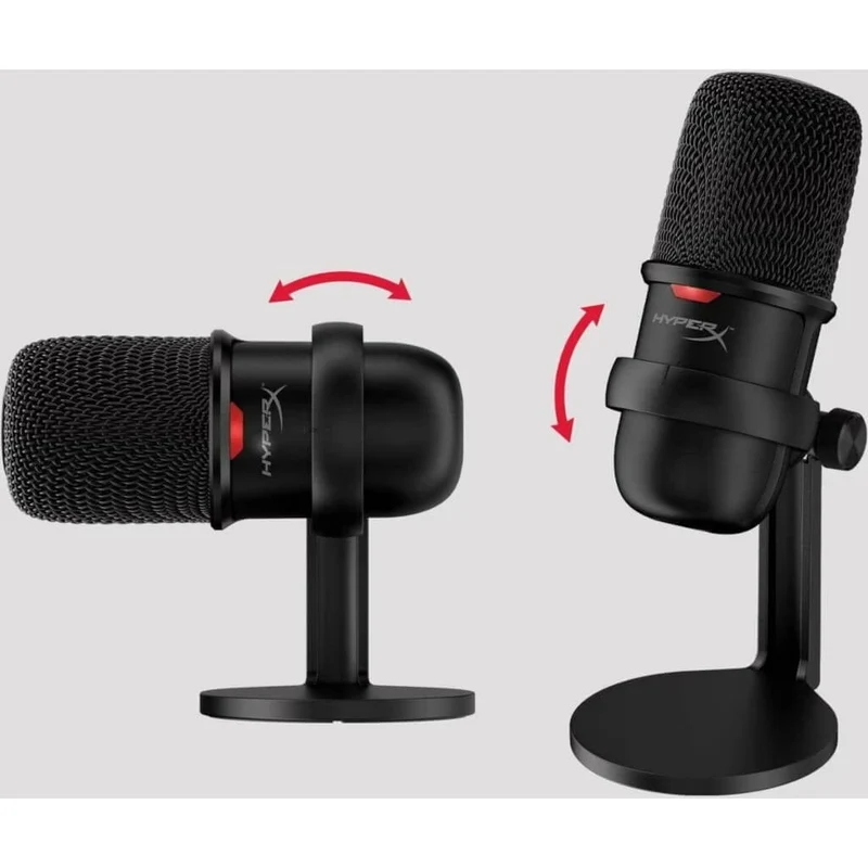 HyperX Micrófono Alámbrico de Condensador para Streaming SoloCast, 4P5P8AA