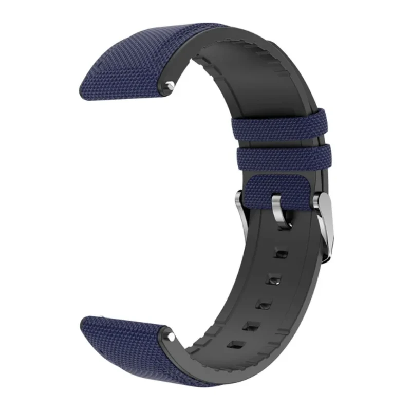 Kieslect Correa de Nylon y Silicona para Smartwatch, 22 mm