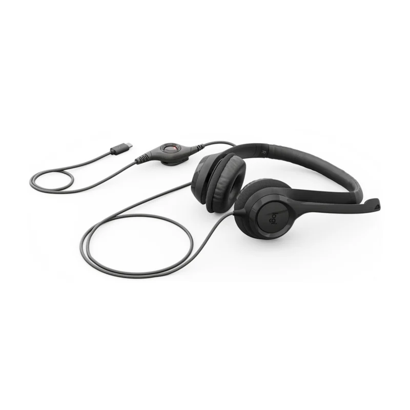 Logitech Audífonos Alámbricos de Diadema USB-C H390, 981-001575