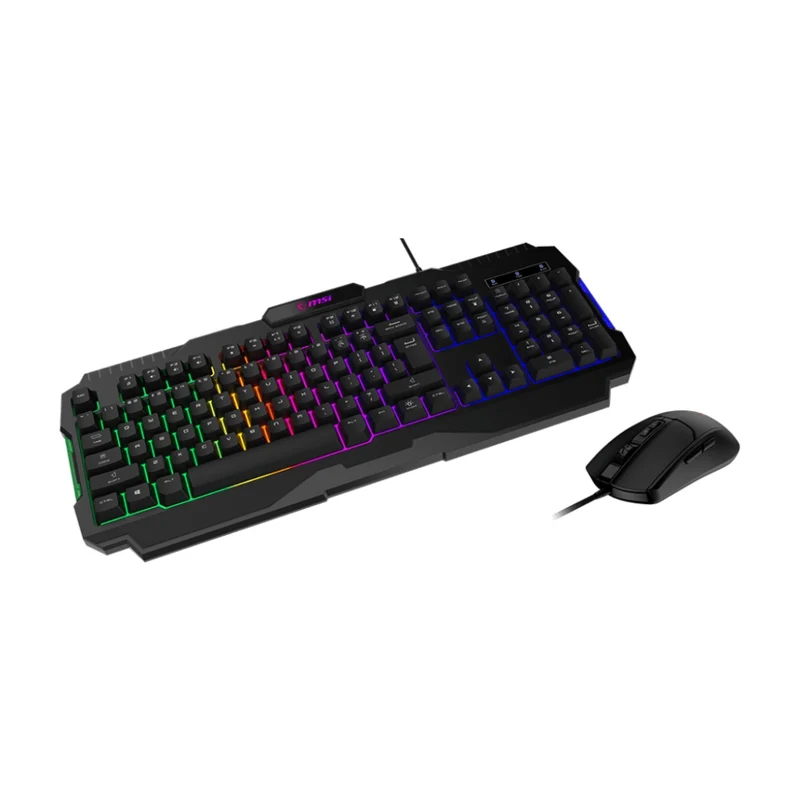 MSI Kit Teclado y Mouse Alámbrico Gaming Forge GK100, S11-04US20L