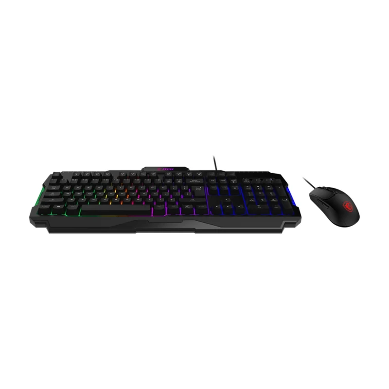 MSI Kit Teclado y Mouse Alámbrico Gaming Forge GK100, S11-04US20L