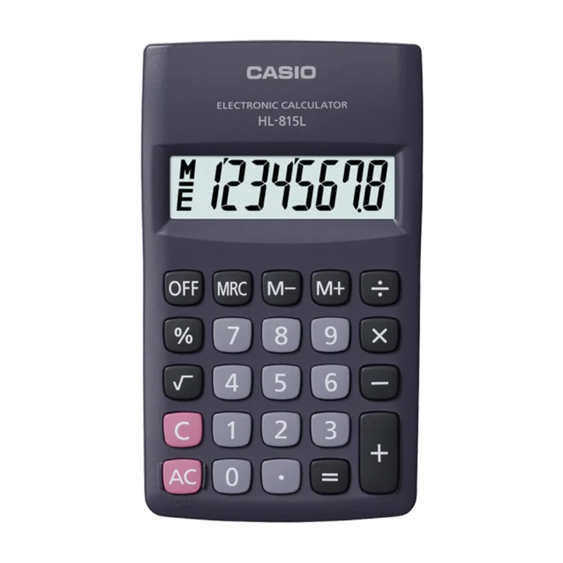 Casio Calculadora de Bolsillo HL-815L