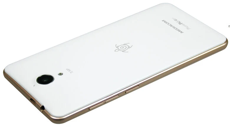Mediacom PhonePad Duo G511 12,7 cm (5") Doppia SIM Android 5.1 4G Micro-USB 1 GB 8 GB 2200 mAh Oro, Bianco