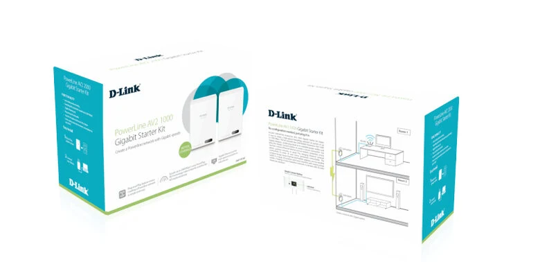 D-Link DHP-601AV 1000 Mbit/s Collegamento ethernet LAN Bianco 2 pz