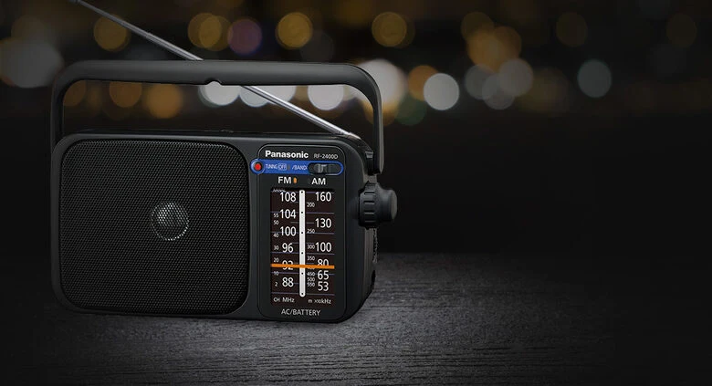 Panasonic RF-2400D Portatile Analogico Nero