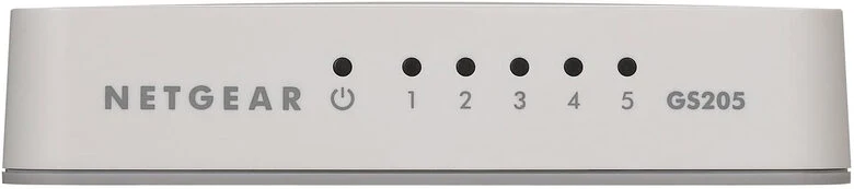 Netgear GS205 Non gestito Gigabit Ethernet (10/100/1000) Bianco