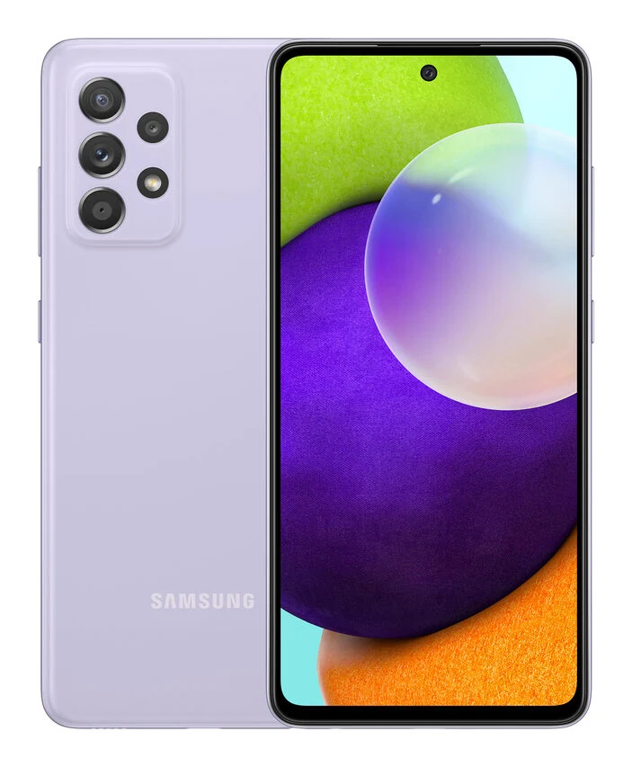 Samsung Galaxy A52 4G A52 128 GB Display 6.5” FHD+ Super AMOLED Awesome Violet