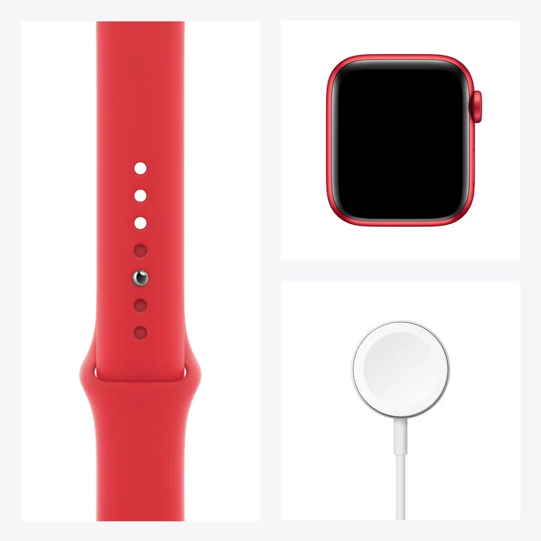 Apple Watch Serie 6 GPS + Cellular, 40mm in alluminio PRODUCT(RED) con cinturino Sport PRODUCT(RED)