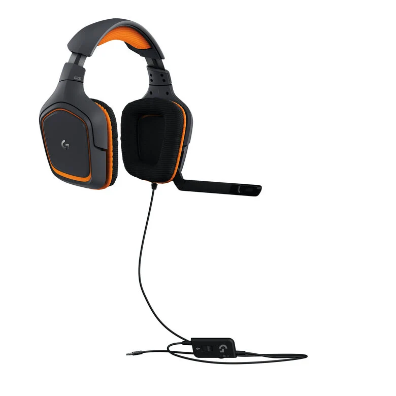 Logitech G G231 Prodigy Auricolare Cablato A Padiglione Giocare Nero, Arancione