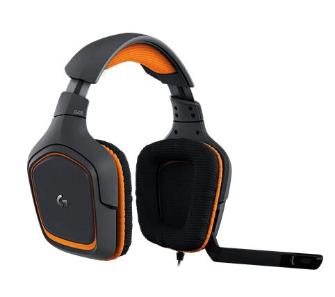 Logitech G G231 Prodigy Auricolare Cablato A Padiglione Giocare Nero, Arancione