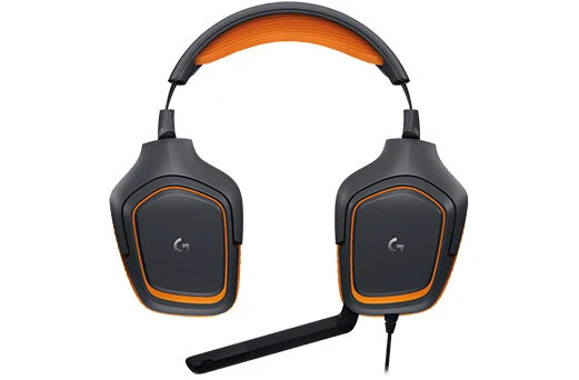 Logitech G G231 Prodigy Auricolare Cablato A Padiglione Giocare Nero, Arancione