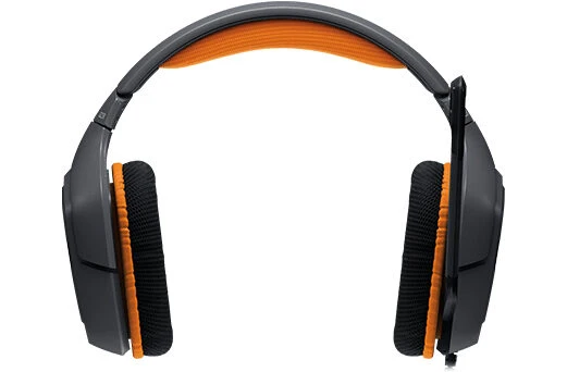 Logitech G G231 Prodigy Auricolare Cablato A Padiglione Giocare Nero, Arancione