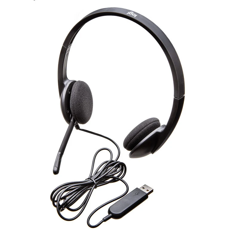 Logitech H340 USB Computer Headset Auricolare Cablato A Padiglione Ufficio USB tipo A Nero