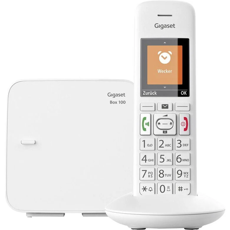 Gigaset E370 Telefono DECT Identificatore di chiamata Bianco